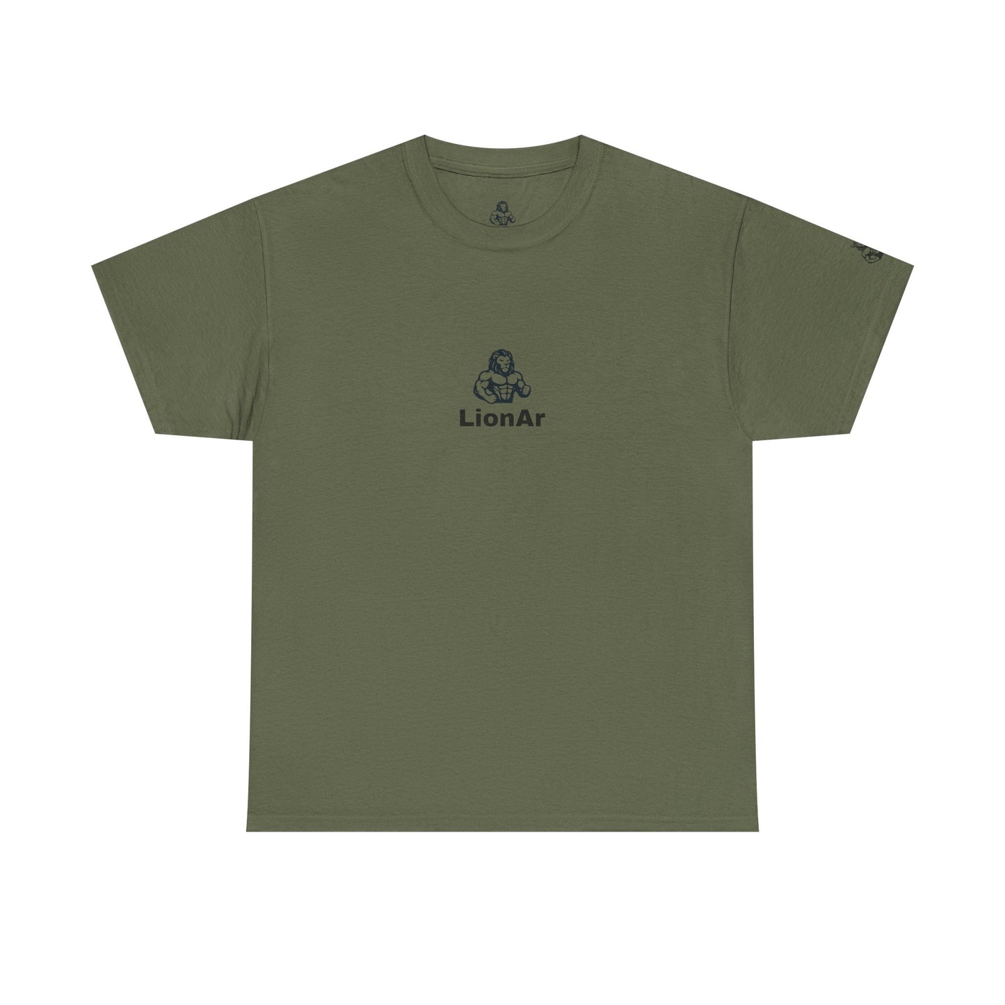 LionAr Unisex Cotton T-Shirt Fighting lion
