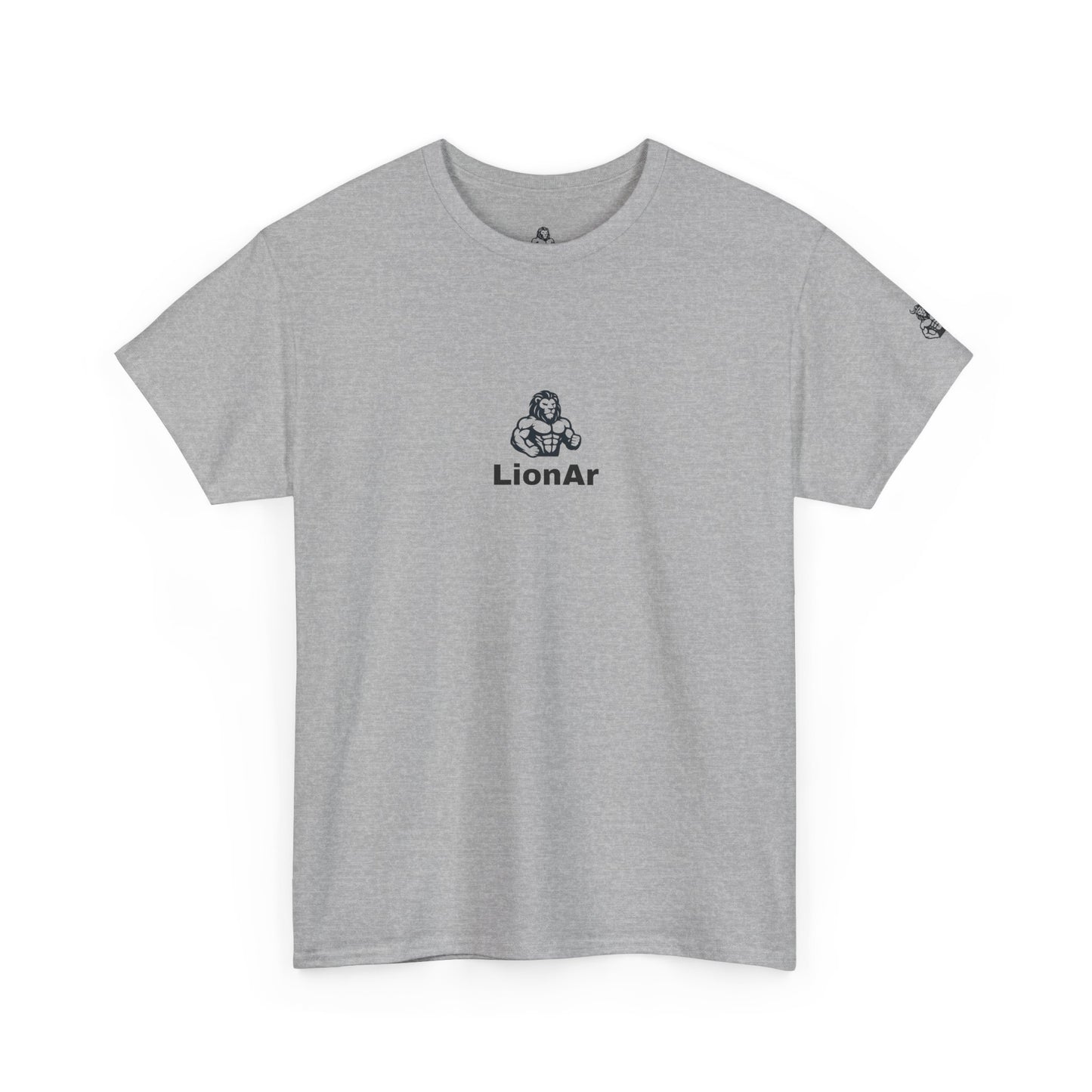 LionAr Unisex Cotton T-Shirt Fighting lion