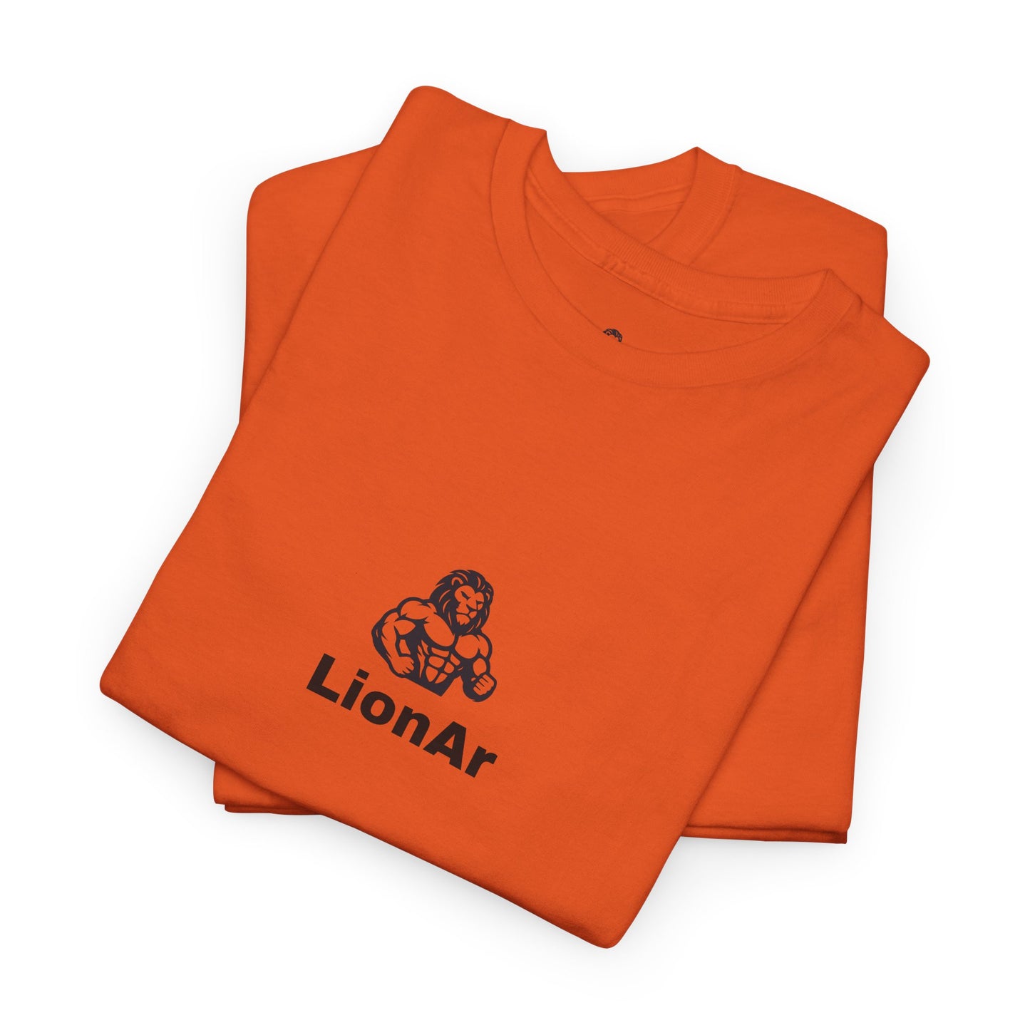 LionAr Unisex Cotton T-Shirt Fighting lion