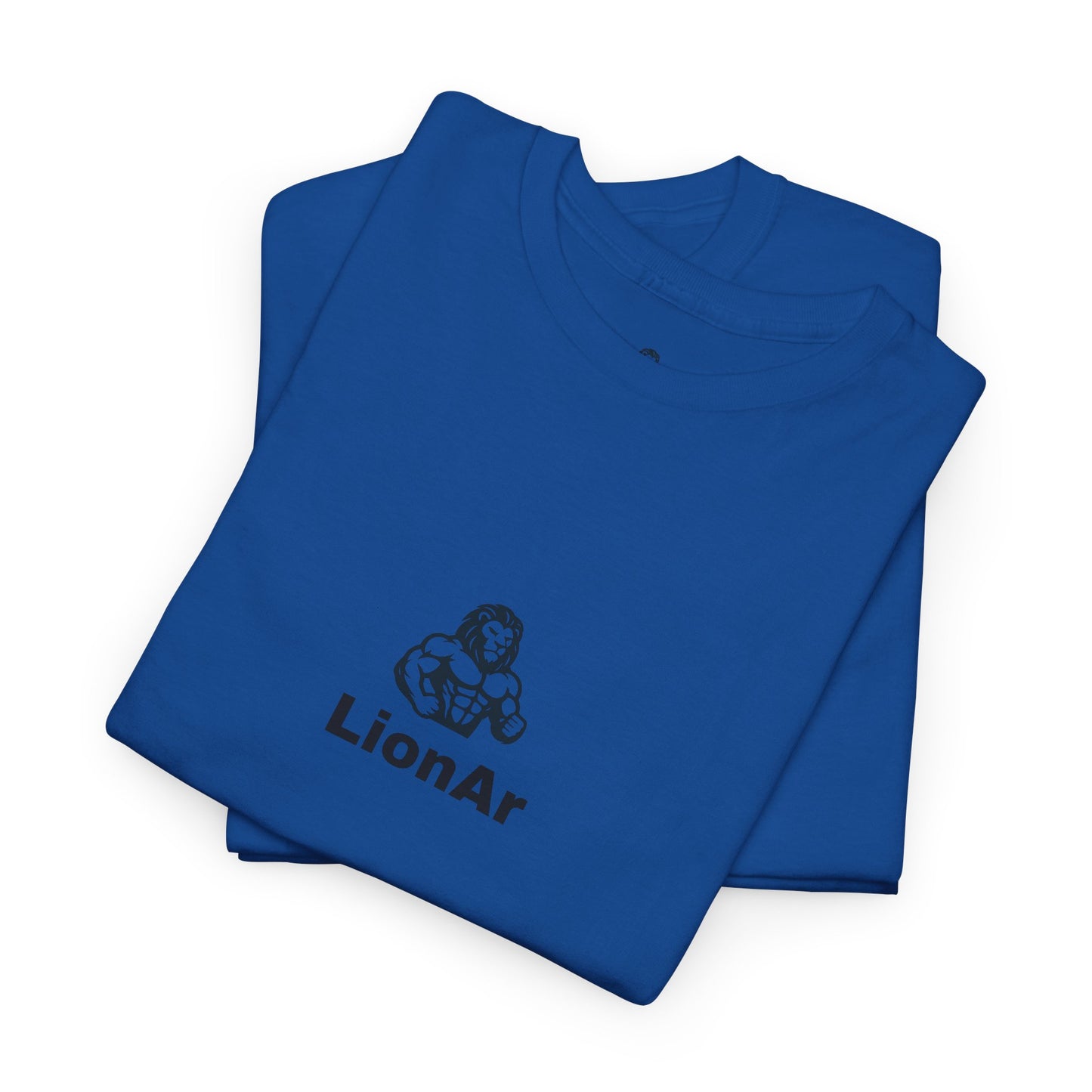 LionAr Unisex Cotton T-Shirt Fighting lion