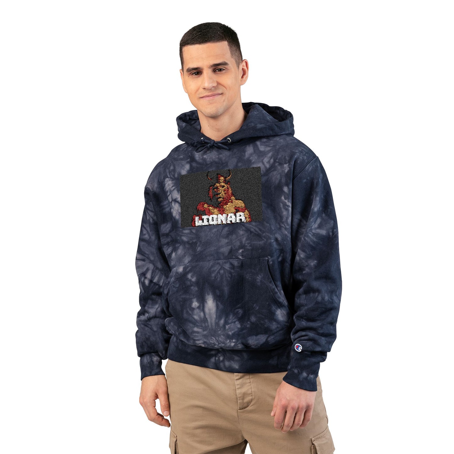 Unisex LionAr Tie-Dye Hoodie