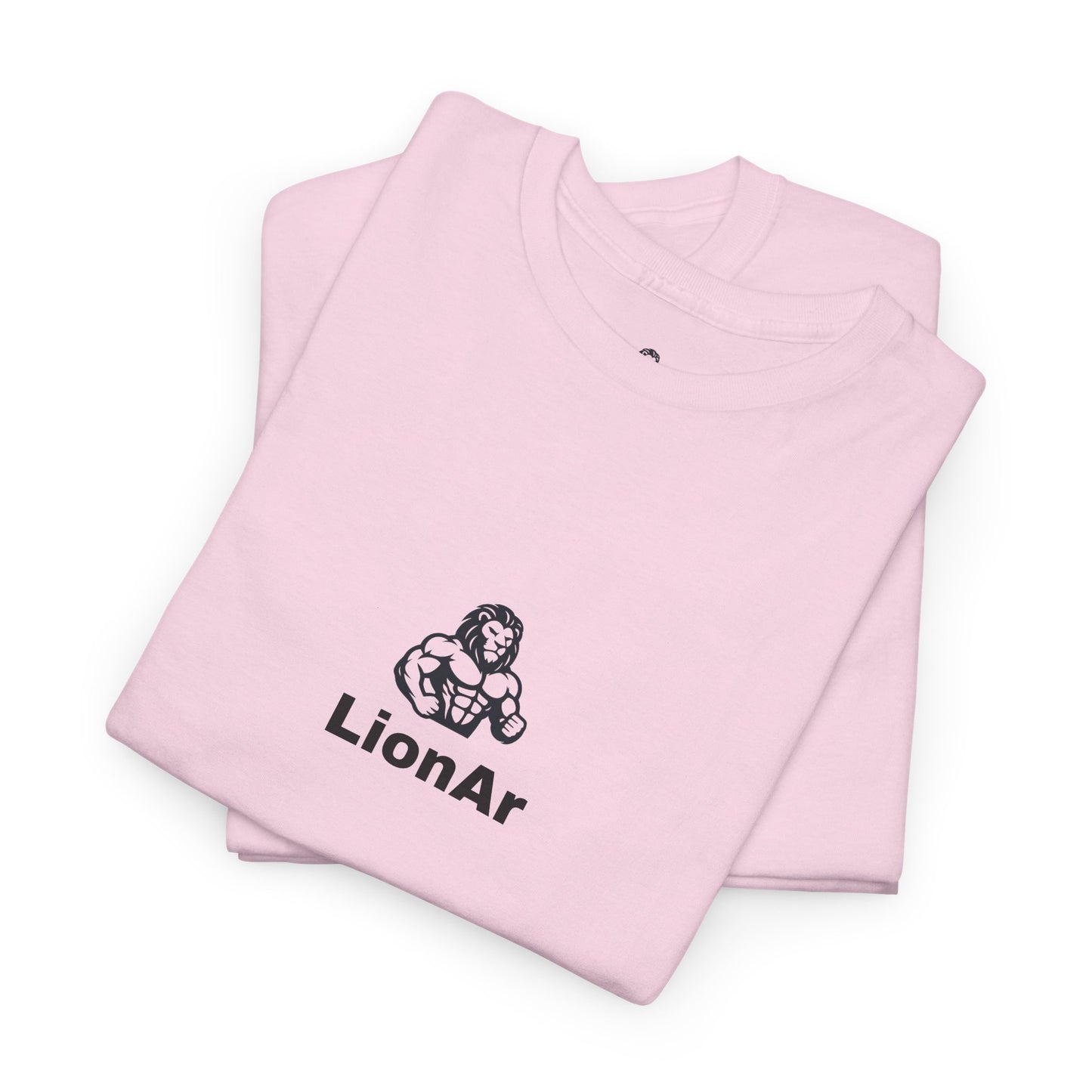 LionAr Unisex Cotton T-Shirt Fighting lion