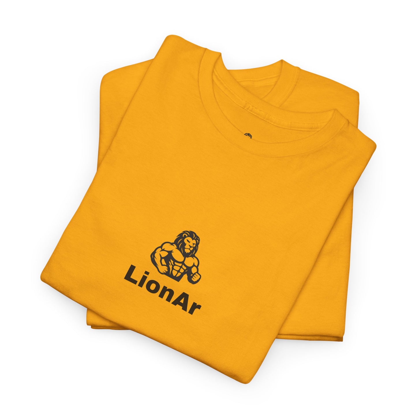 LionAr Unisex Cotton T-Shirt Fighting lion