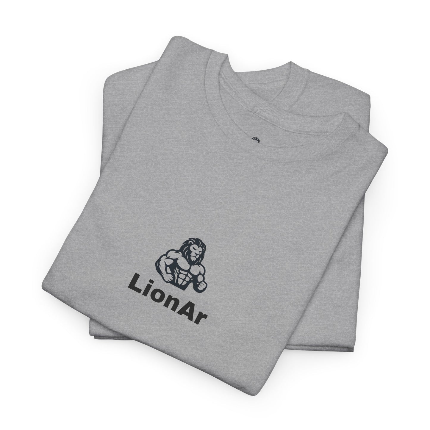 LionAr Unisex Cotton T-Shirt Fighting lion