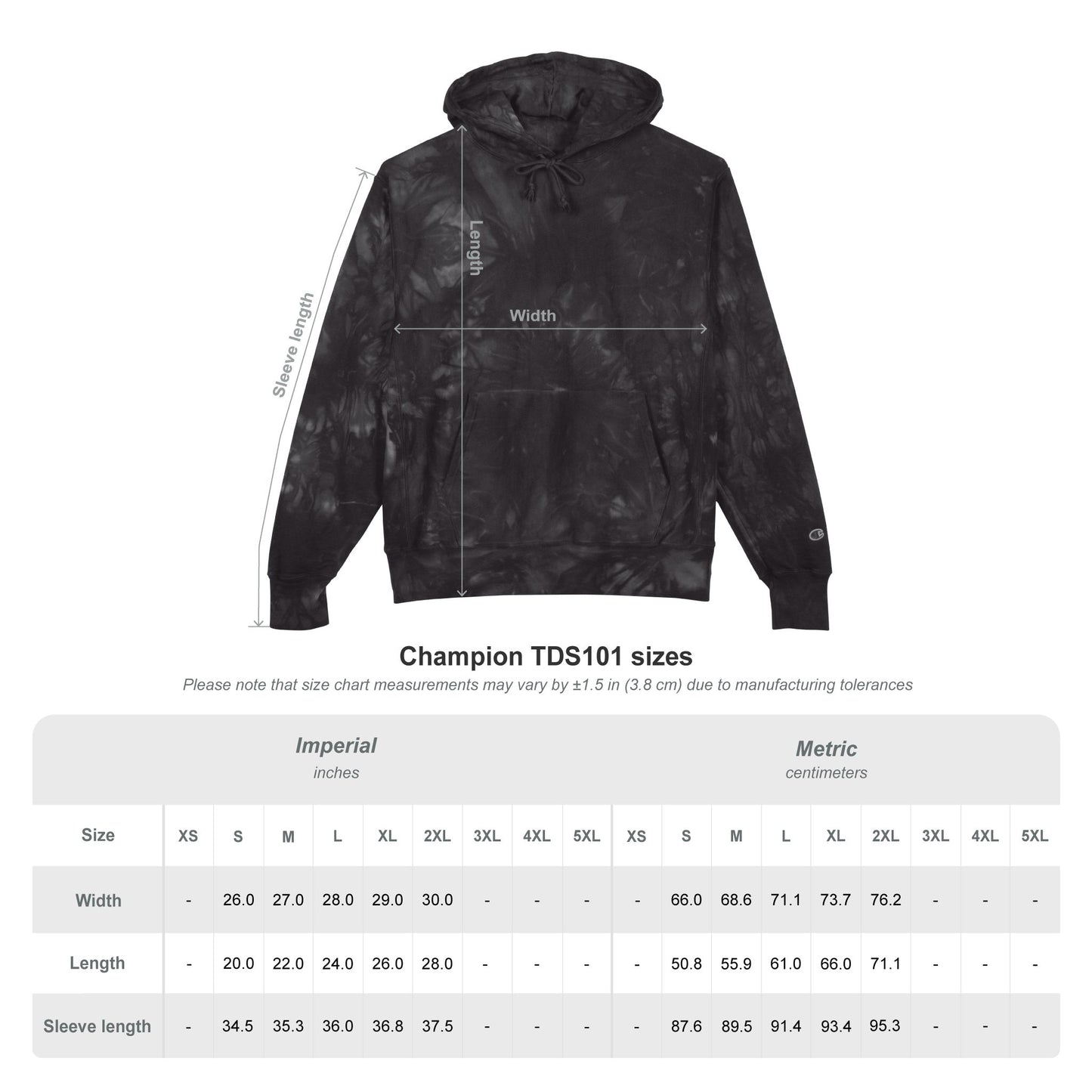 Unisex LionAr Tie-Dye Hoodie