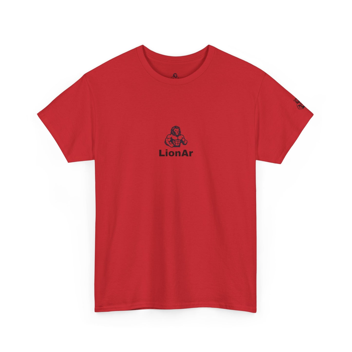LionAr Unisex Cotton T-Shirt Fighting lion