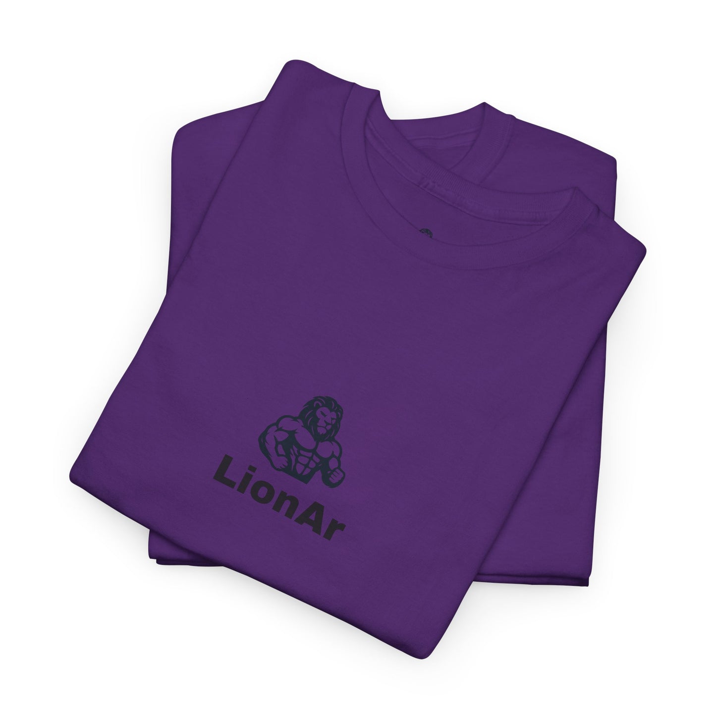 LionAr Unisex Cotton T-Shirt Fighting lion