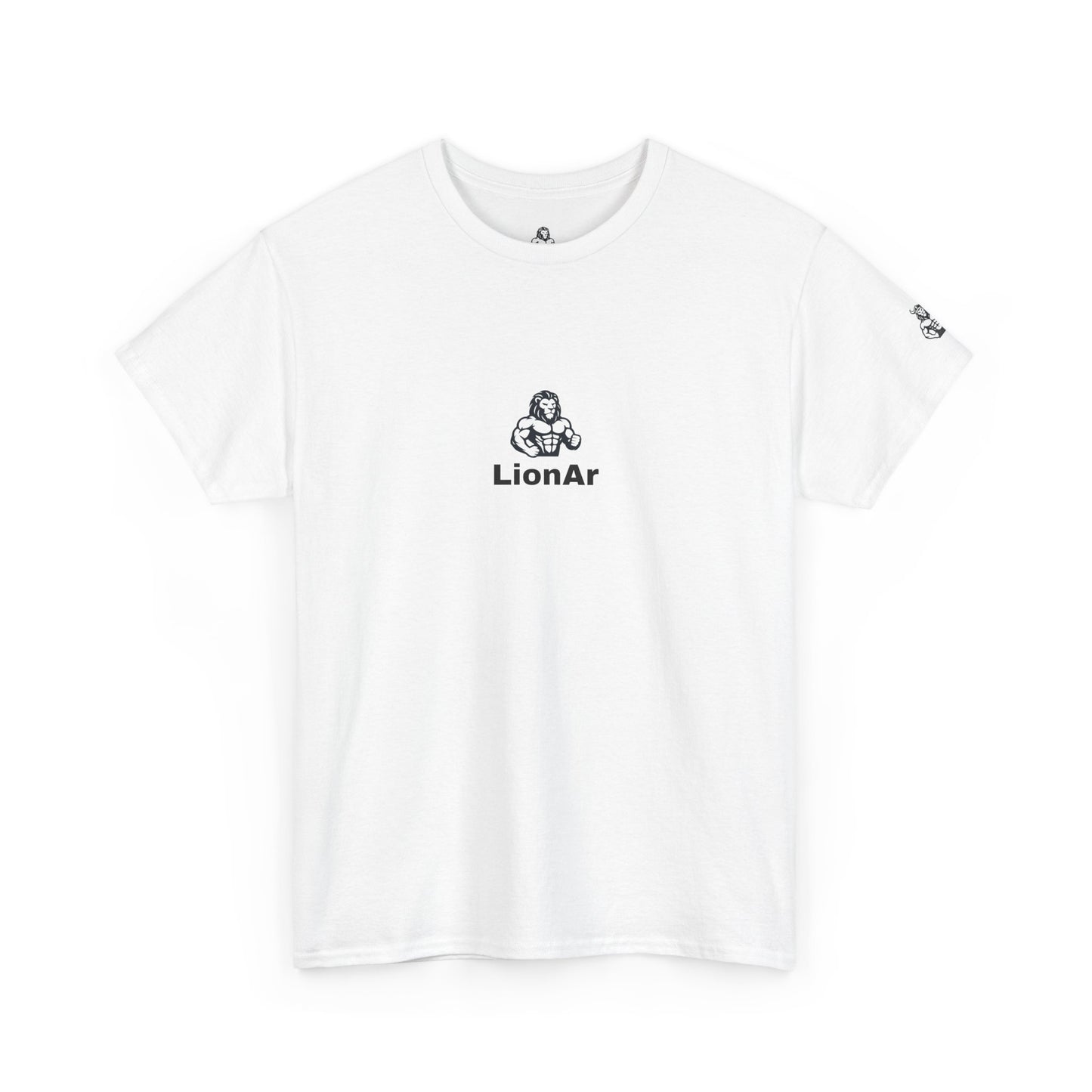 LionAr Unisex Cotton T-Shirt Fighting lion
