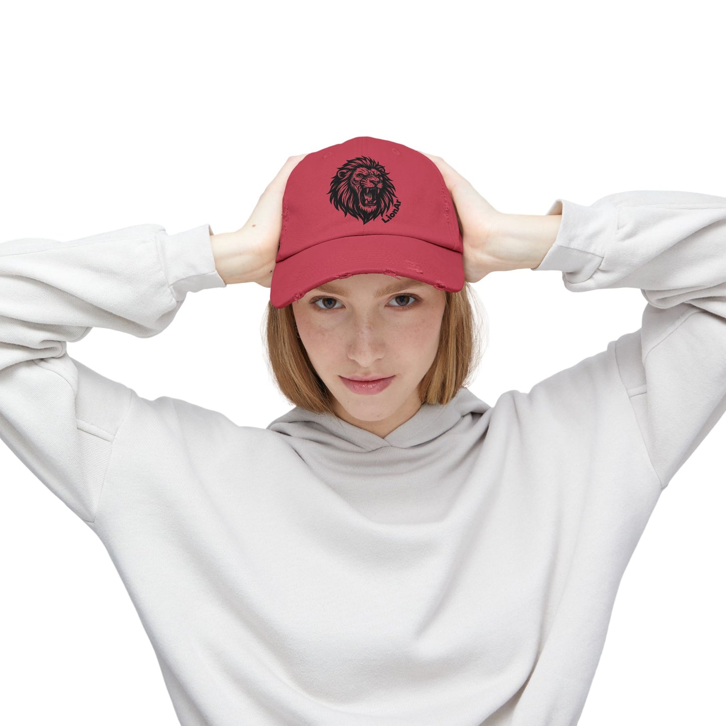 LionAr Distressed Cap