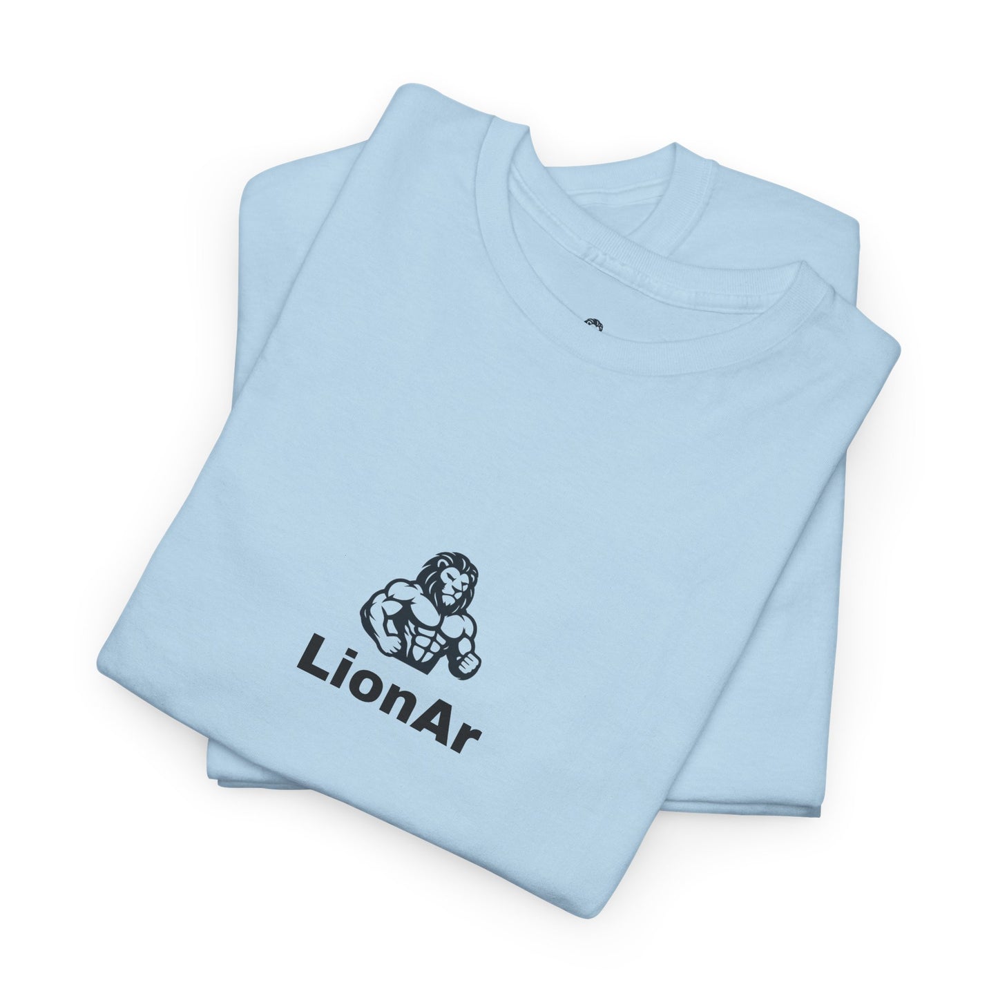 LionAr Unisex Cotton T-Shirt Fighting lion