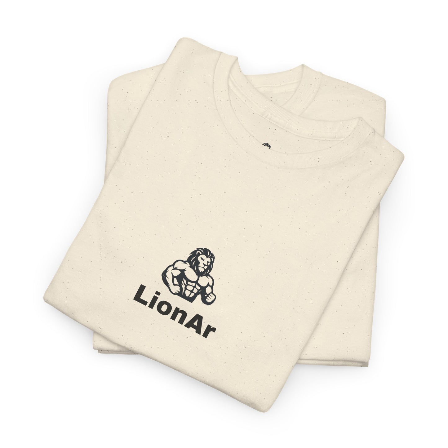 LionAr Unisex Cotton T-Shirt Fighting lion