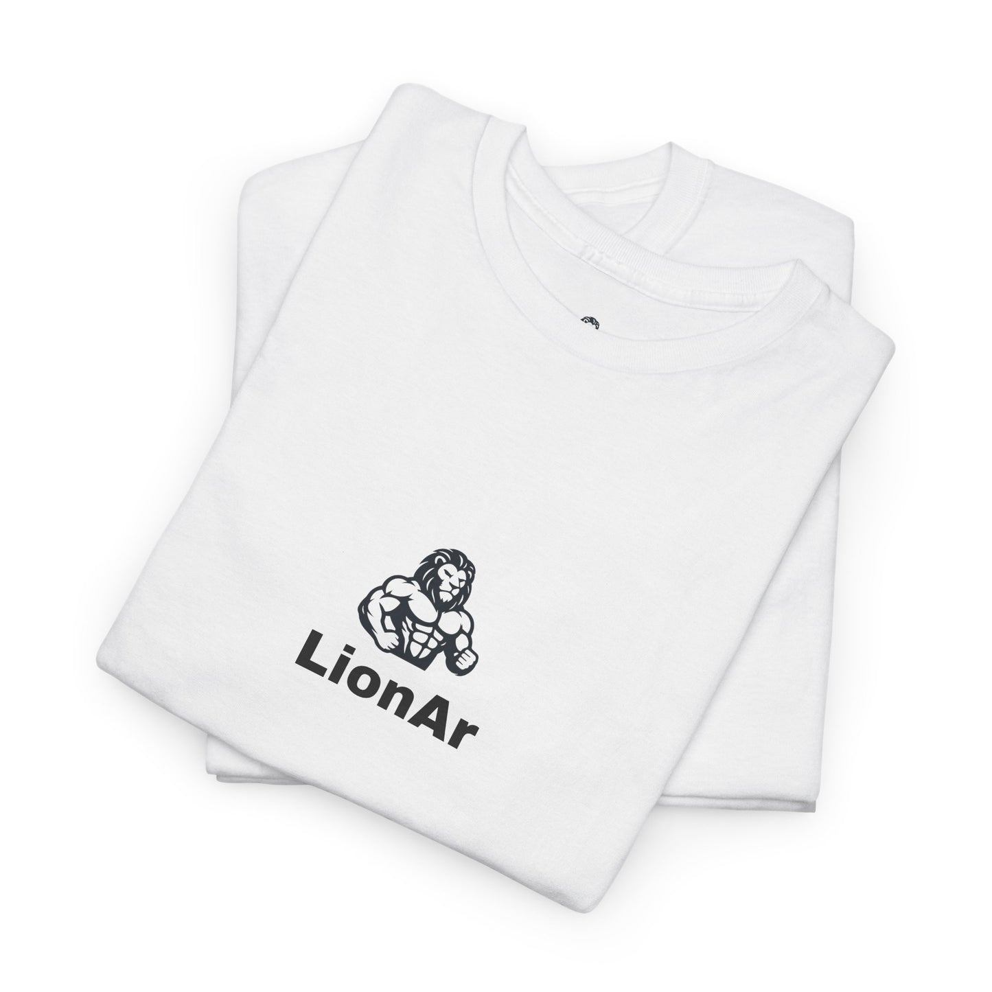 LionAr Unisex Cotton T-Shirt Fighting lion