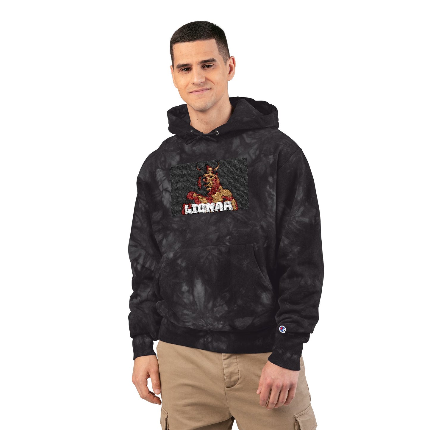 Unisex LionAr Tie-Dye Hoodie